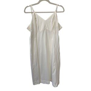 Vintage 60s Gay Lure Full Slip Dress Size 44 Adjustable Straps Lingerie